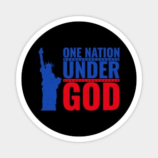 USA Nation Under God Design Magnet